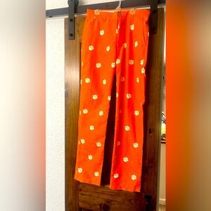 Clemson Tigers Logo Flagship Allover Print Pants - Game Changer
